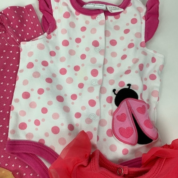 Lot of 5 Baby Girl 3-6 Month Onesie/One Piece - Picture 3 of 6